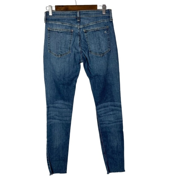 Rag & Bone Cate Mid Rise Juni Medium Wash Skinny Jeans 27 - Picture 3 of 4